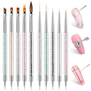 Acrylic Nail Brush Set, 10PCS Professional
