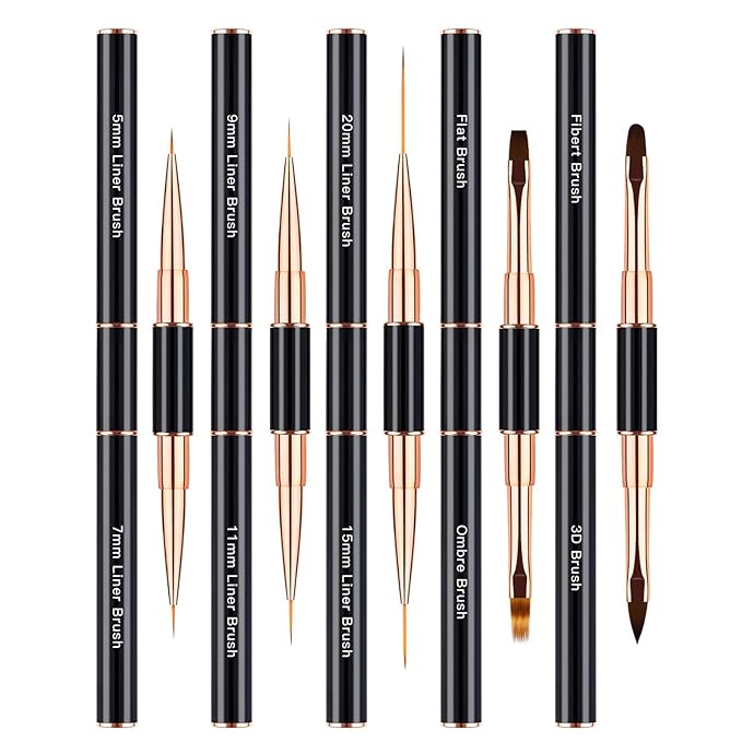 Qzqetet Nail Art Brushes Set